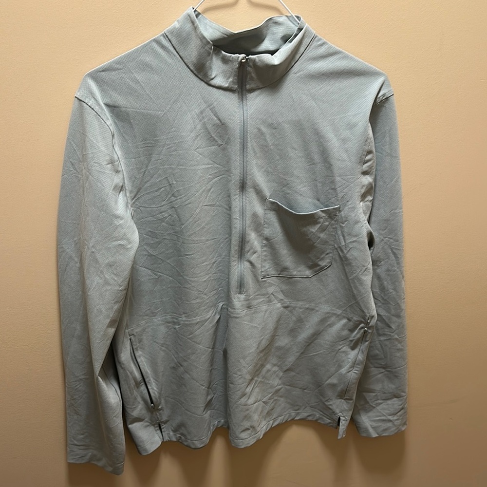 Lululemon Woven Air Golf Pullover - Seafoam/Mist - L